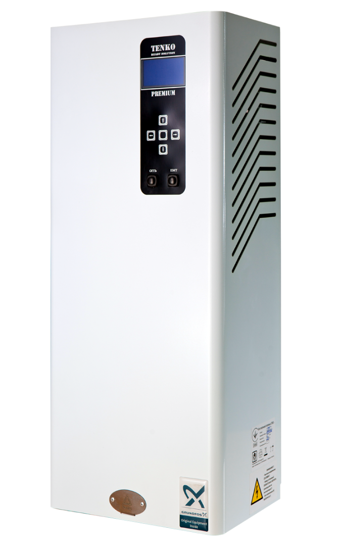 Электрический котел Tenko Премиум 9 кВт 380В (с насосом Grundfos)