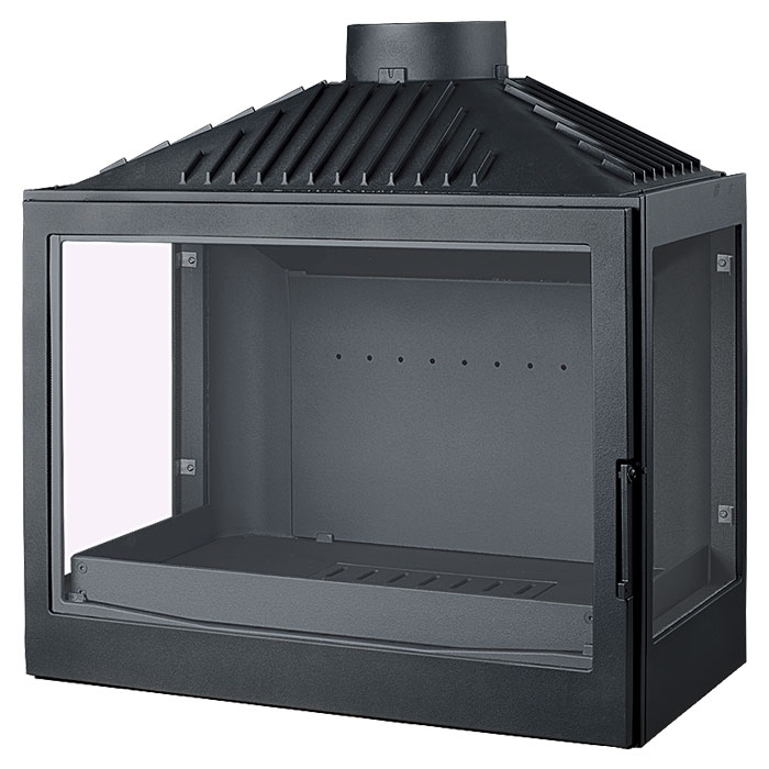 Топка Liseo Castiron LCI 007 GFLR (два боковых стекла)
