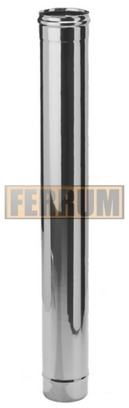Дымоход 1,0м FERRUM (430/0,8 мм) ф180